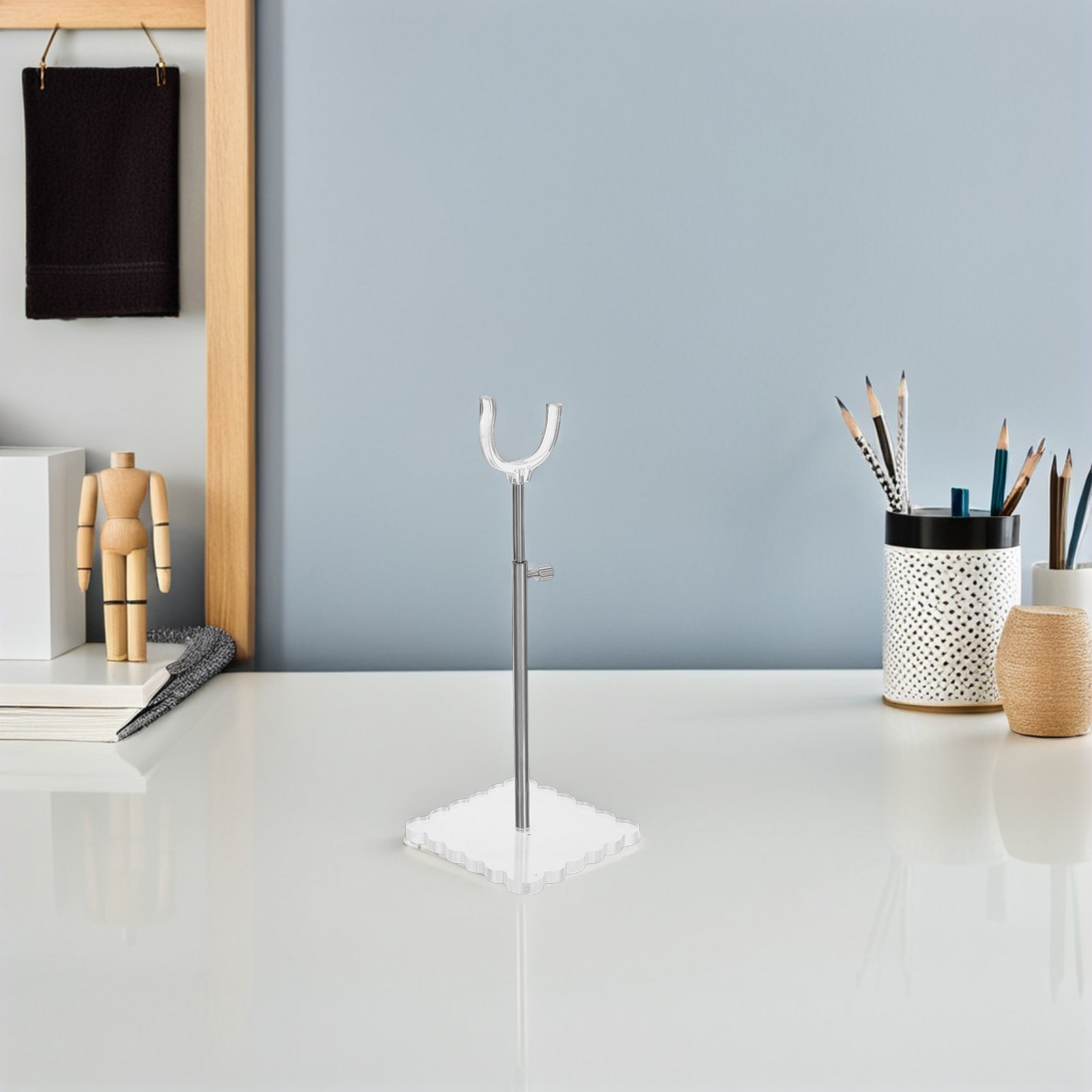Action Figure Stand - 1Set Stand Display Akrilik dengan Tinggi