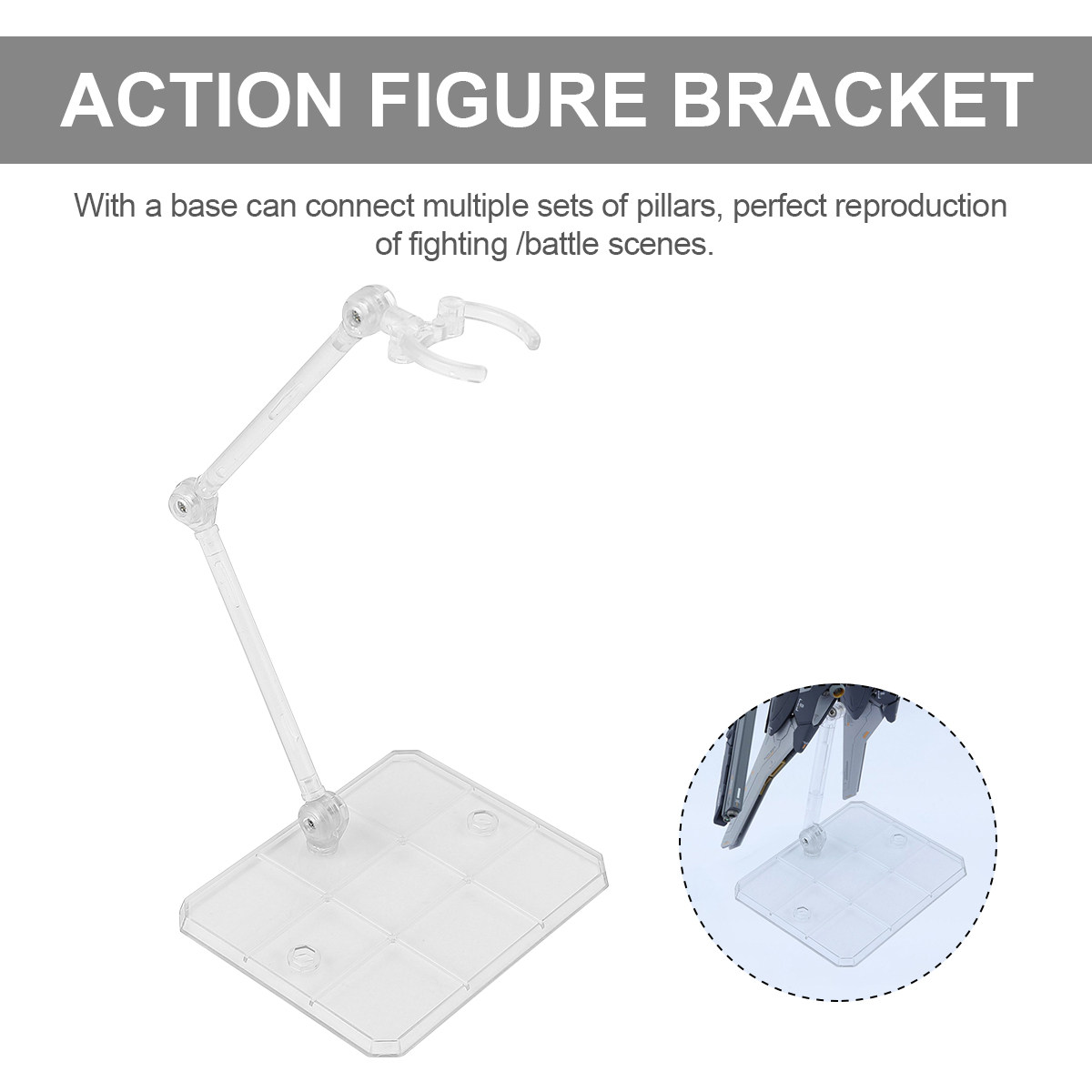 5 Buah Penyangga Figur Aksi, B - Action Figure Stand ulasan dan harga