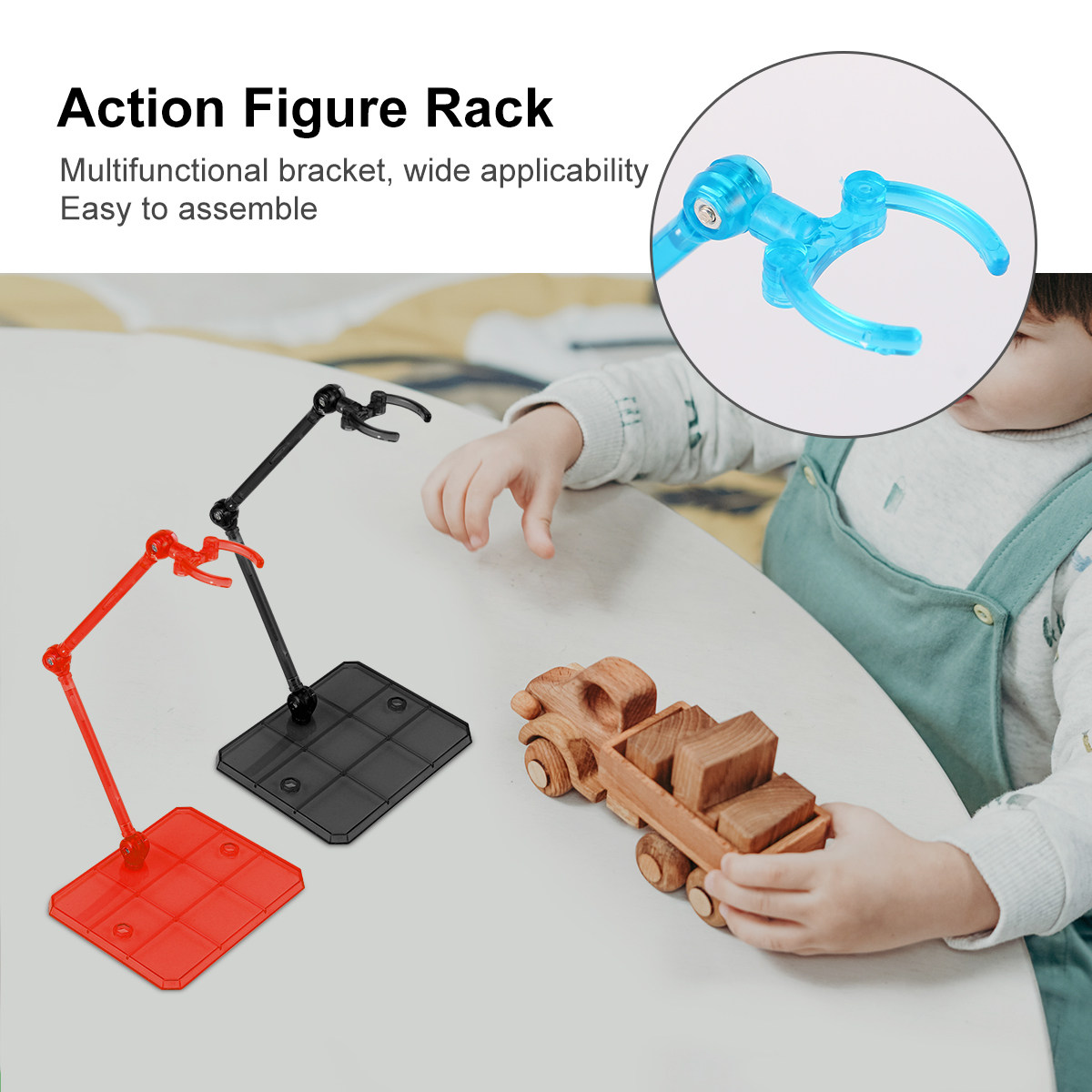 5 Buah Penyangga Figur Aksi, B - Action Figure Stand ulasan dan harga